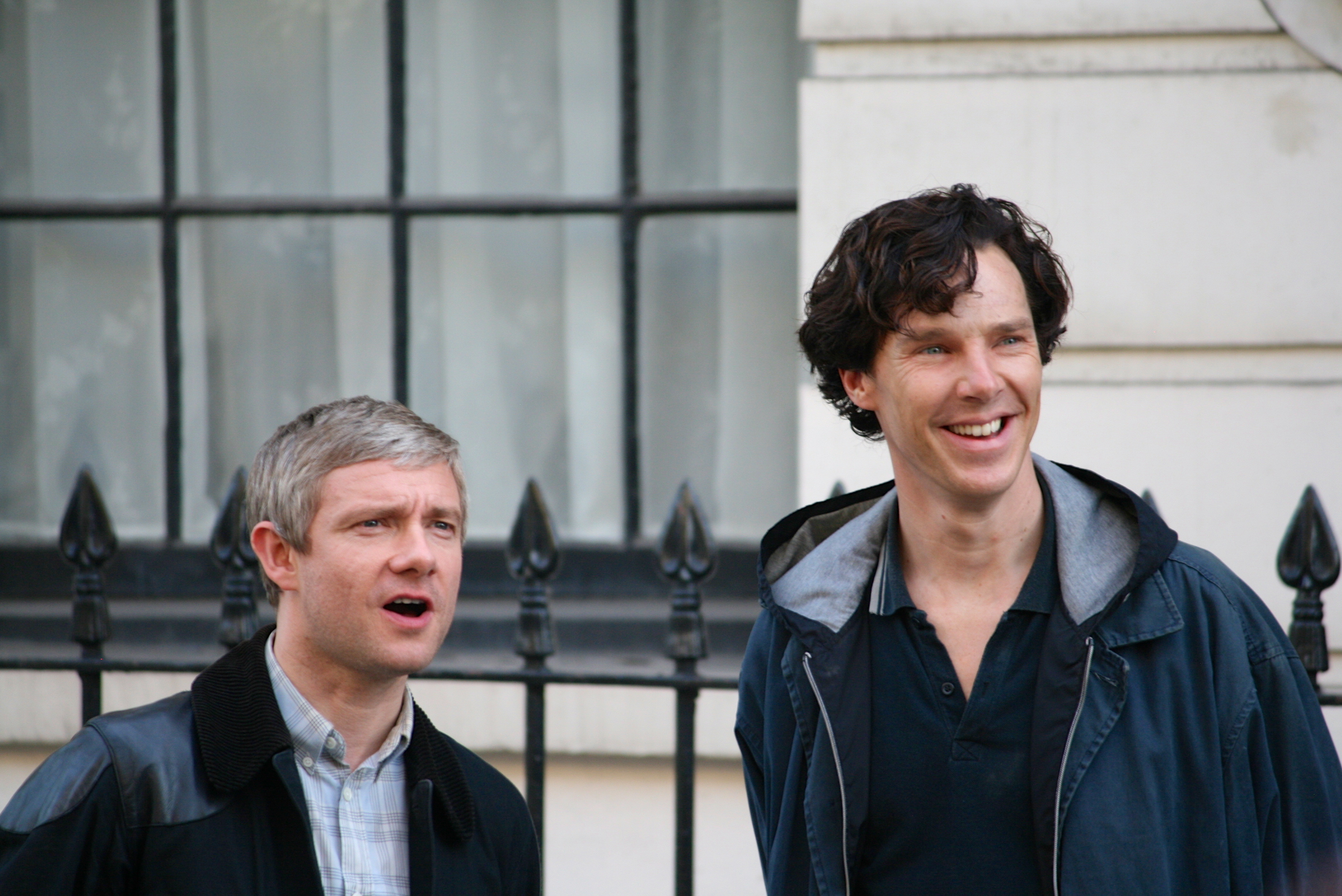 Benedict Cumberbatch und Martin Freeman